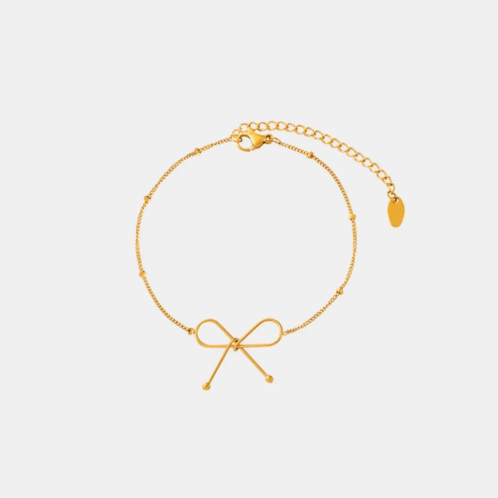Titanium Steel Bow Bracelet - TheMomCo.