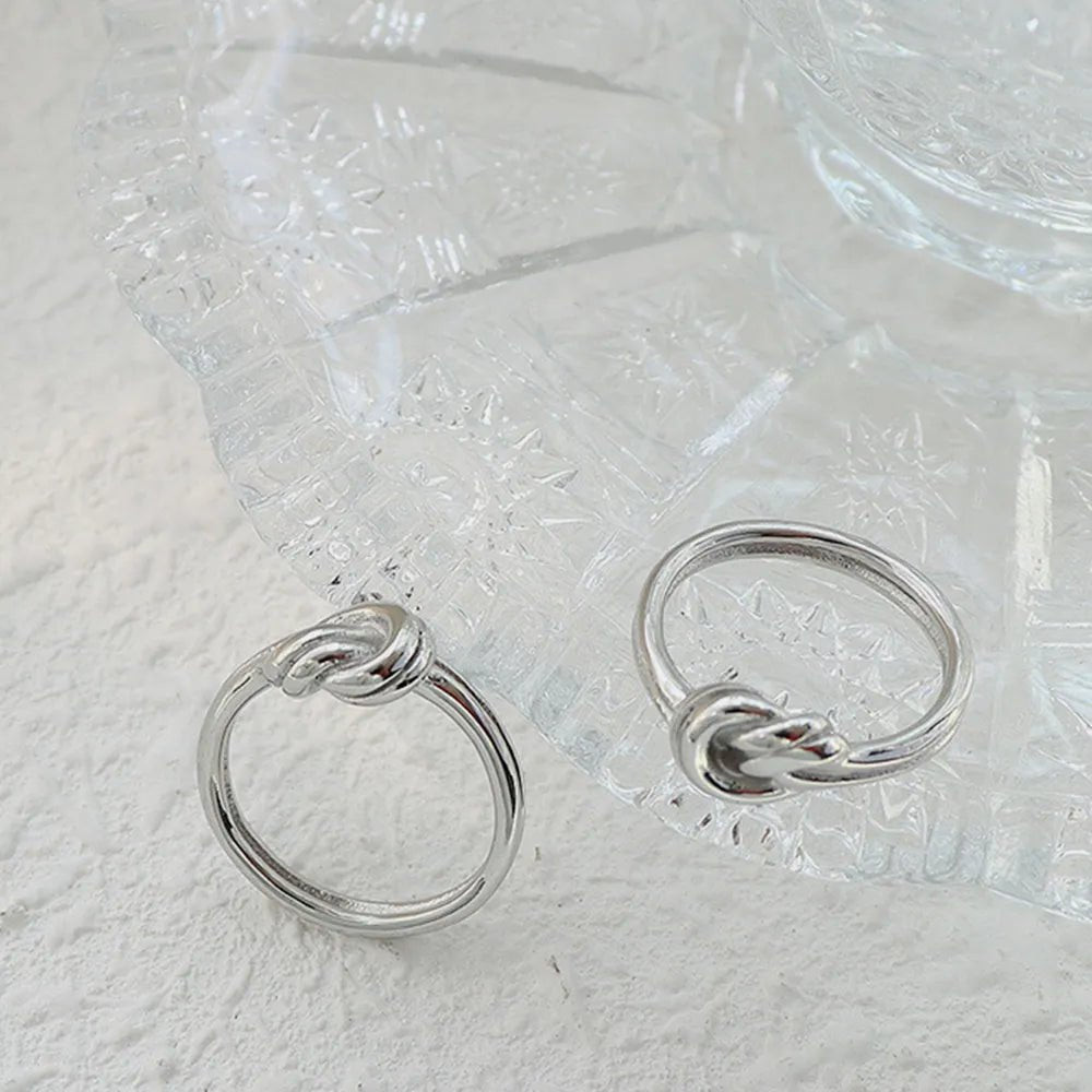 Titanium Steel Knot Ring - TheMomCo.