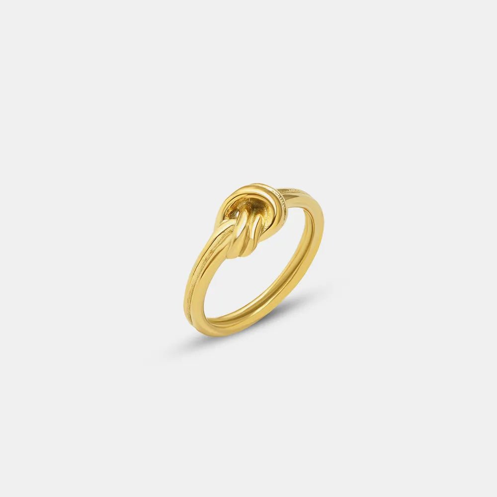 Titanium Steel Knot Ring - TheMomCo.