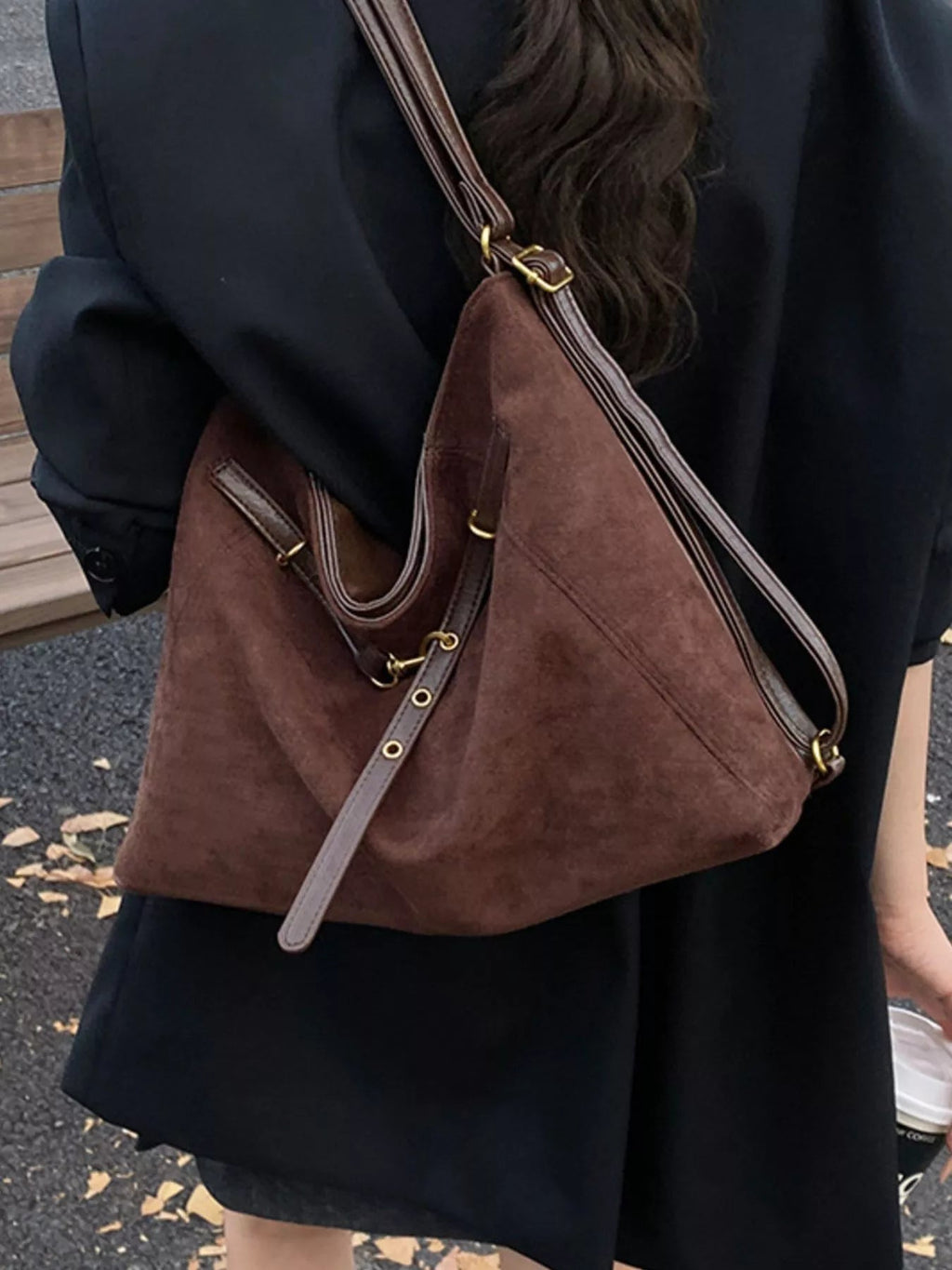 Vintage Suede Tote Bag - TheMomCo.