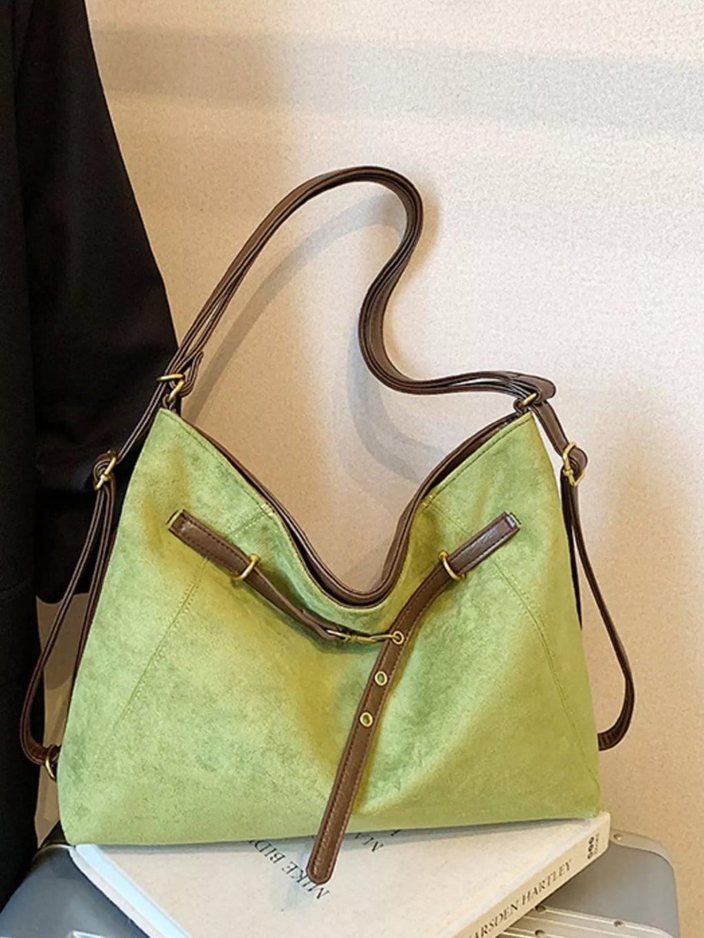 Vintage Suede Tote Bag - TheMomCo.