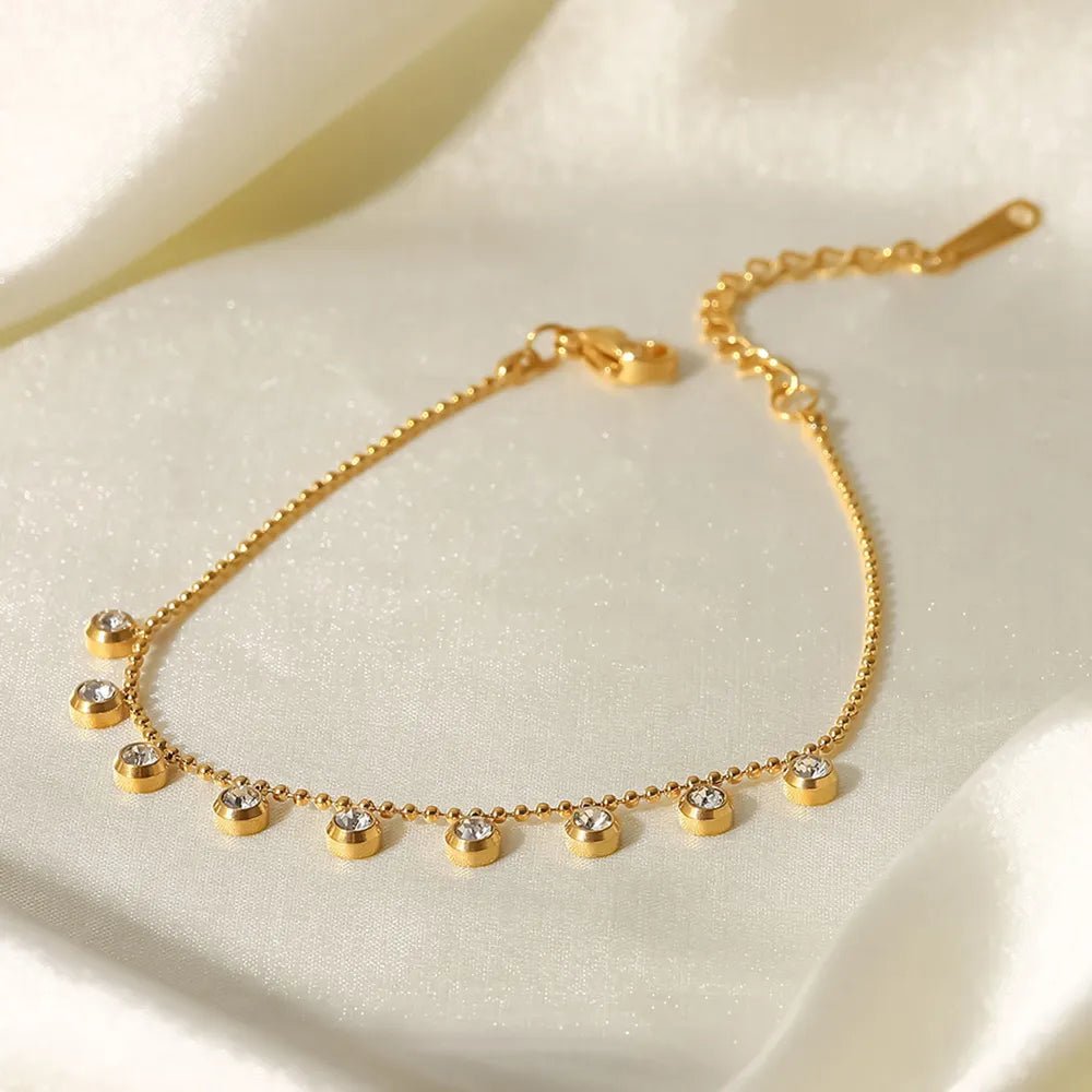 Zircon 18K Gold-Plated Necklace - TheMomCo.